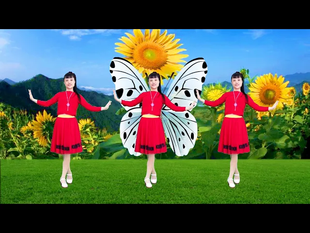 廣場舞《蝴蝶飛》網絡熱門舞曲,美女舞步青春活力,動感十足!【華美舞動廣場舞】